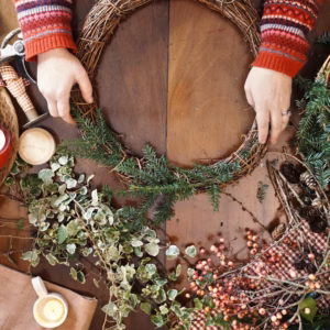 A Morning making Christmas Wreaths - Friday 11th December - 10am